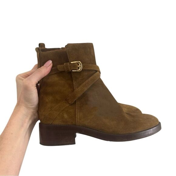 SEZANE ELOANE LOW BOOTS in Taupe - Picture 9 of 13